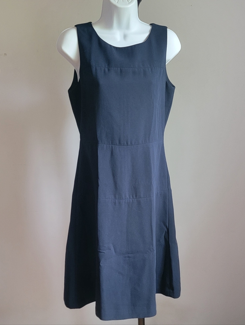 Banana Republuc Classic Navy Sleeveless A-Line Dress